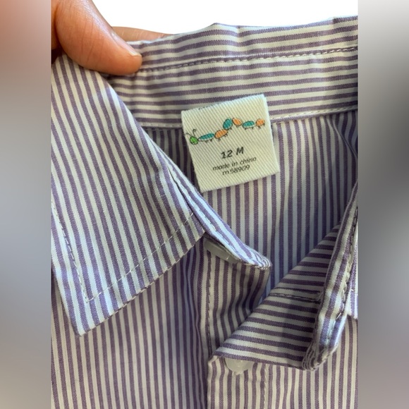 As new! Starting out boy’s set (button down shirt, pants) 12M - Picture 3 of 6
